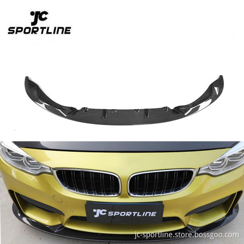 Carbon Fiber Front Lip Spoiler for BMW F82 M4 2015 - F80 M3